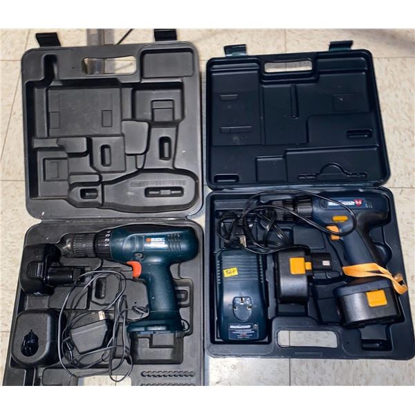 Black & Decker Drills With Batteries & Chargers
