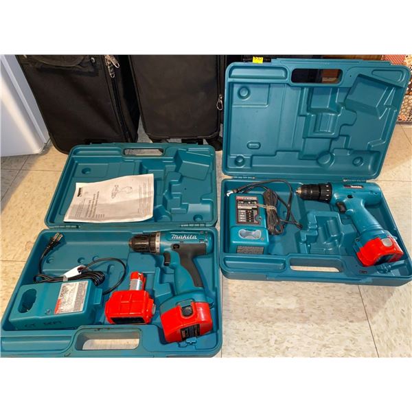 Makita Drill Set Chargers Batteries