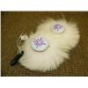 Image 1 : Pair of Eskimo yo-yos with beadwork and polar bear fur (2)