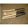 Image 1 : Set of 5 baleen and bone handled letter openers (2)