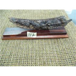 Imported ivory relief carving of dogs 7" long (2)
