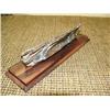 Image 4 : Ivory relief carving on wood base of seals with SE Alaska influence 6.5" long (2)