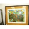 Image 1 : Rhinoceros Print 19/300 by Judith Blevroe - 15.5"x20.5" (181)