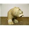 Image 2 : Soapstone bear with bone fish in mouth by Alfred (2)