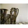 Image 3 : Set of 8 silver plated wine glasses and pitcher (172)
