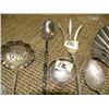 Image 3 : Set of 6 silver plated and sterling silver serving utensils (172)