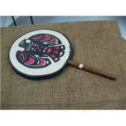 Southeast Alaskan style hand drum (178)