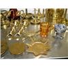 Image 4 : Lot of brass items, 2 small antique glass (172)