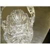 Image 3 : Lot of 2 cut crystal brides basket and dish (172)