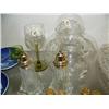 Image 2 : Lot of various pieces of glass ware, candle sticks, salt and pepper shakers (172)