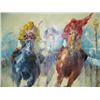 Image 2 : Original oil of race horses (700)