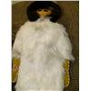 Image 3 : Lot of 3: 2 fur dolls, and a fur and beaded glass case (178)