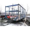 Image 1 : Big Tex trailer, 22' twin 3000 lb axles, with trailer brakes, excellent 15" tires all around, 8' rac