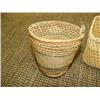 Image 3 : Lot of 2 baskets, very intricately woven (178)