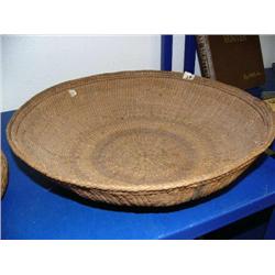 Old basket 17" diameter 4" high (178)