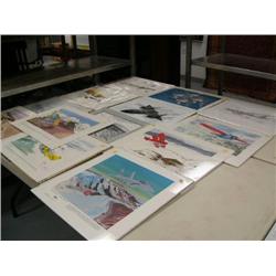 Lot of shrink wrapped art (138)