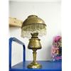Image 1 : Beautiful antique French brass lamp 20" high, 9" wide (74)