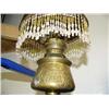 Image 3 : Beautiful antique French brass lamp 20" high, 9" wide (74)
