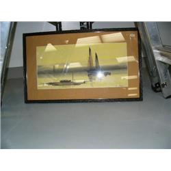 Original watercolor with some damage by F. Nebil (2)