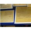 Image 3 : Lot of 6 shrink wrapped reproductions of U.S. history documents (2)
