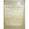 Image 2 : Framed 1987 document for freighters and forwarding merchants (2)