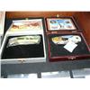 Image 5 : Entire case of gemstones, freshwater pearls, coins, and pocket knives (124)