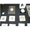 Image 7 : Entire case of gemstones, freshwater pearls, coins, and pocket knives (124)