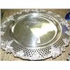 Image 5 : Lot of 5: silver colored plates and blue candle holders (171)