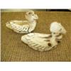Image 1 : Lot of 2 seal skin fur birds, alaska native made (2)