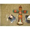 Image 2 : Lot of 4 Alaska native items: baleen and ivory, wood (2)