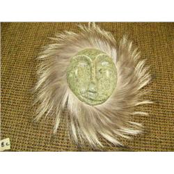 CHOICE on 3: Soapstone Michael Scott mask with fur trim (2)