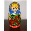 Image 1 : Hand painted wood Russian nesting doll (158)