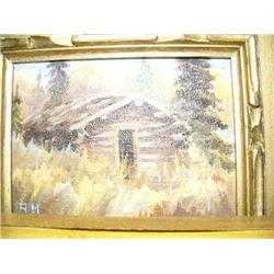 CHOICE on 10 gold framed art: Alice Moller (170)