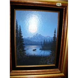 CHOICE on 10 gold framed art: V.E. Cross (170)