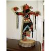 Image 1 : 16.5" tall wood Kachina dancer (178)