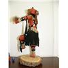 Image 3 : 16.5" tall wood Kachina dancer (178)