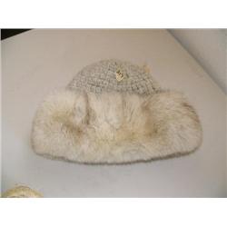 Fur and knit hat (170)
