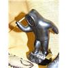 Image 2 : Lot of 5: 2 composite native style sculptures, wood ulu, fur face and beaded seal skin whale barrett