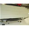 Image 5 : Lot of 3: One person hanging chair hammock, nylon hammock with metal stand and small standing foldab