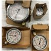 Image 2 : Lot of (4) Misc. Pressure Gauges