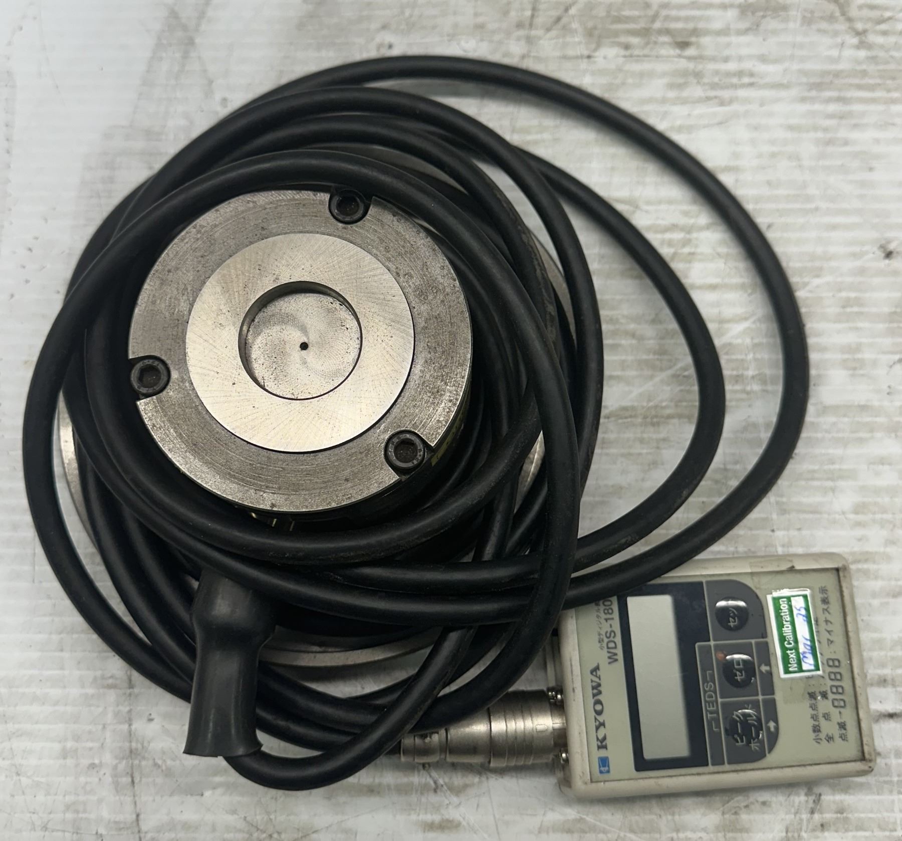 180a Kyowa #WDS-180A Compact Digital Indicator w/Cable & GR05-Load Cell