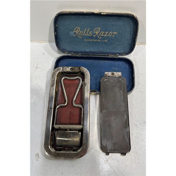 Rolls Razor in a Silver Plated Case