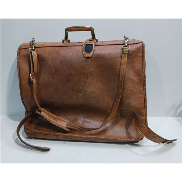 Dionite Leather Suit Bag