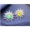 Image 2 : Swarovski Crystal Flowers, Green & Yellow, Original Boxes and Certificate of Authenticity