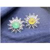 Image 2 : Swarovski Crystal Flowers, Green & Yellow, Original Boxes and Certificate of Authenticity