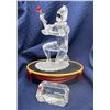 Image 1 : Swarovski Crystal Harlequin Collectors Display (stand & nameplate), comes with Original Boxes & CoA