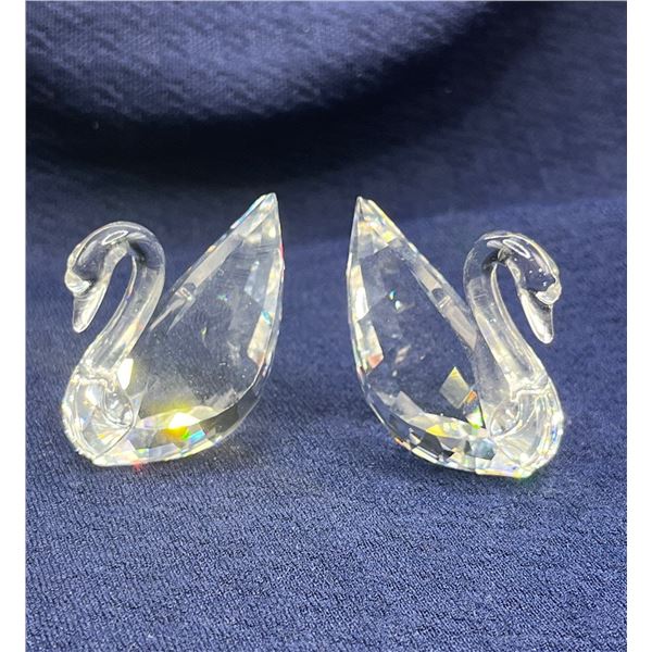 Swarovski Crystal Swans, comes with Original Boxes & CoA