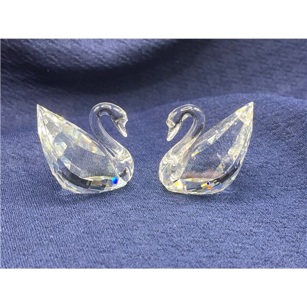 Swarovski Crystal Swans, comes with Original Boxes & CoA