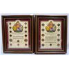 Image 1 : Framed Canadian Penny and Nickel Collections