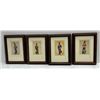 Image 1 : Collection of Four Prints of Military Officers in Uniform 3Wx5H (art measurements)